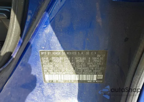 2018 Honda Fit Ex from USA, damaged, VIN 3HGGK5H85JM715484